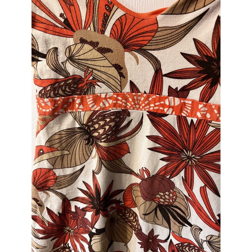 Patagonia Dress Womens Small Iliana Halter Mini Organic Cotton Floral Casual - Picture 2 of 10